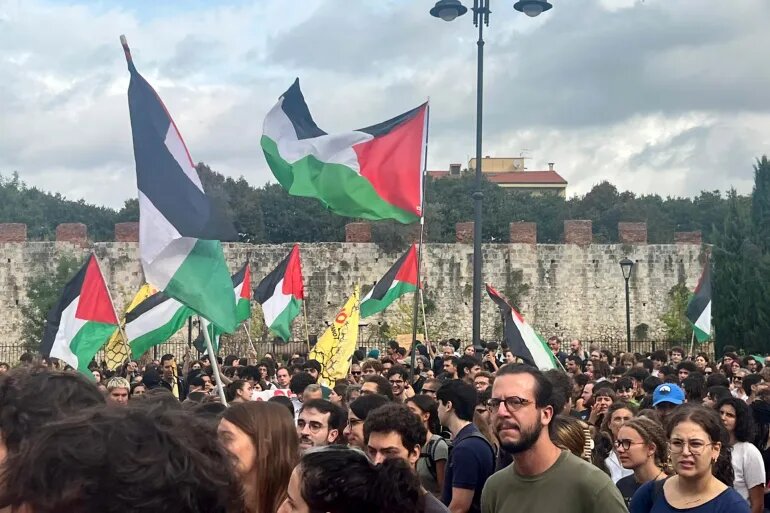 فيديو | إضراب شامل واحتجاجات كبيرة تعم إيطاليا تنديدا بالإبادة في غزة