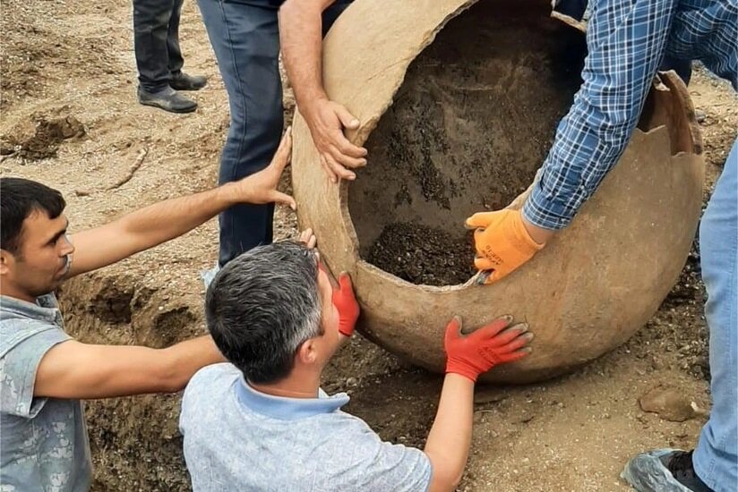 Zəngin tarixə malik olan Talış Bölgəsində növbəti tapıntı, Masallıda antik dövrə aid küp məzarı üzə çıxıb