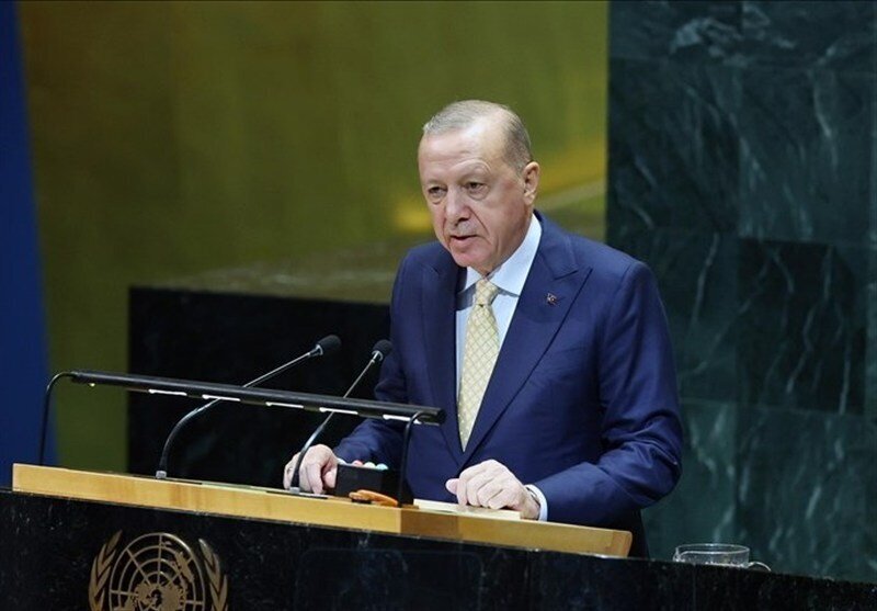 Erdogan got: "Tu mantîqek tune ye ji bo tewêrsaziya(barbariya) Îsraîlê / Yekîtiya Neteweyan li Xezze tiştek nekir." + Vîdyo