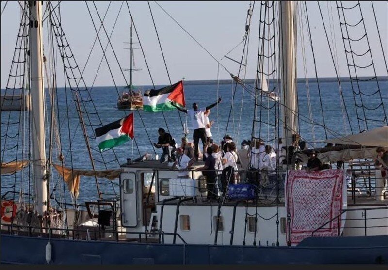 ناوگان قایق‌های «صمود» در معرض حمله ۱۵ پهپاد قرار گرفت