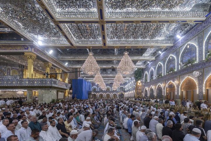 أجواء ليلة الجمعة الأولى من شهر ربيع الثاني عند مرقد أبي الفضل العباس (عليه السلام)