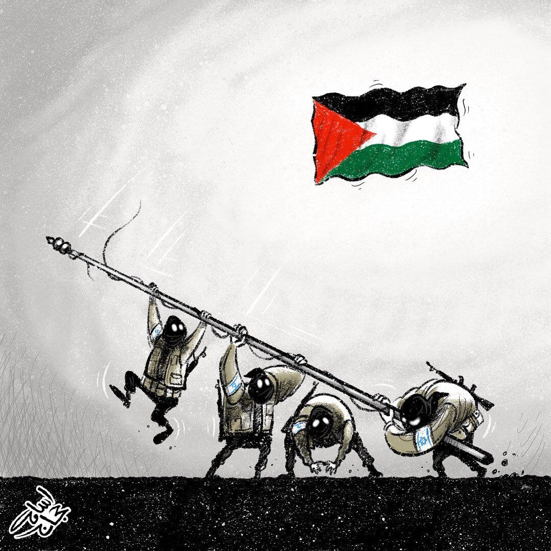 كاريكاتير / لن تتمكنوا من إزالة العلم