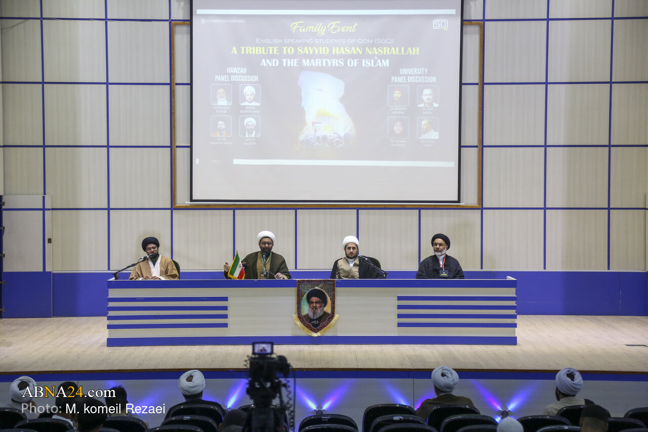 Encuentro de Seminaristas y Estudiantes Anglófonos Residentes en Qom: Conmemoración del Aniversario del Martirio de Sayed Hassan Nasrallah