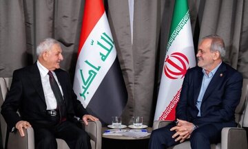 Énfasis de Abdul Latif Rashid y Pezeshkian en la importancia de fortalecer las relaciones entre Irak e Irán