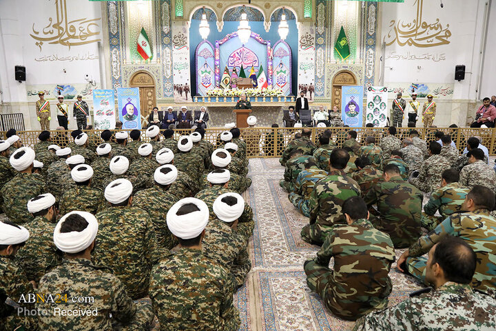 تقرير مصور/ حفل أسبوع الدفاع المقدس في حرم السيدة المعصومة (ع) بمدينة قم