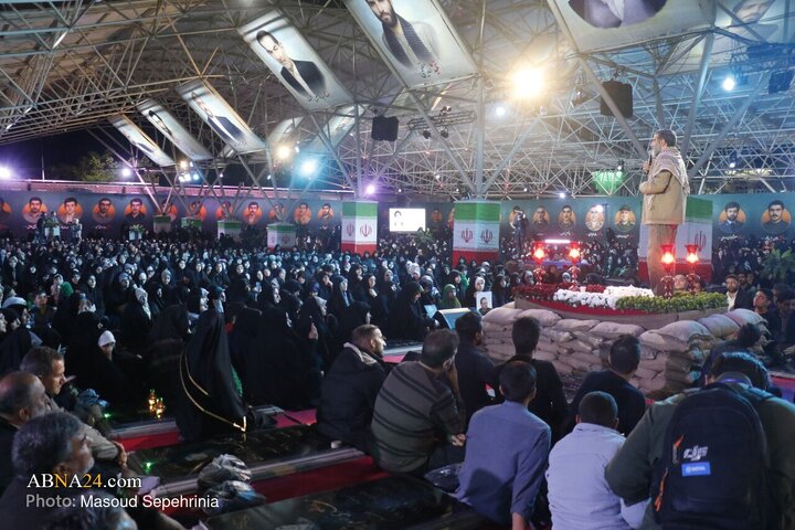 مراسم «شب های پرستاره» در گلزار شهدای وادی رحمت تبریز