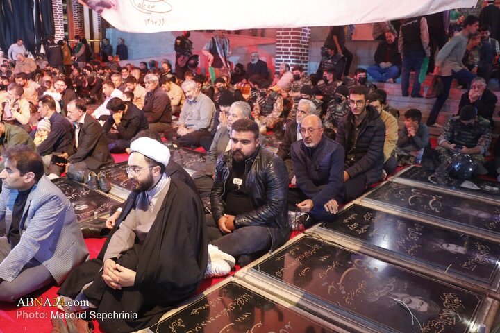 مراسم «شب های پرستاره» در گلزار شهدای وادی رحمت تبریز