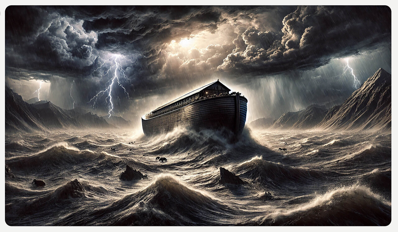 بررسی تناقض نمای نجات ذریه نوح یا ذریه همراهان نوح