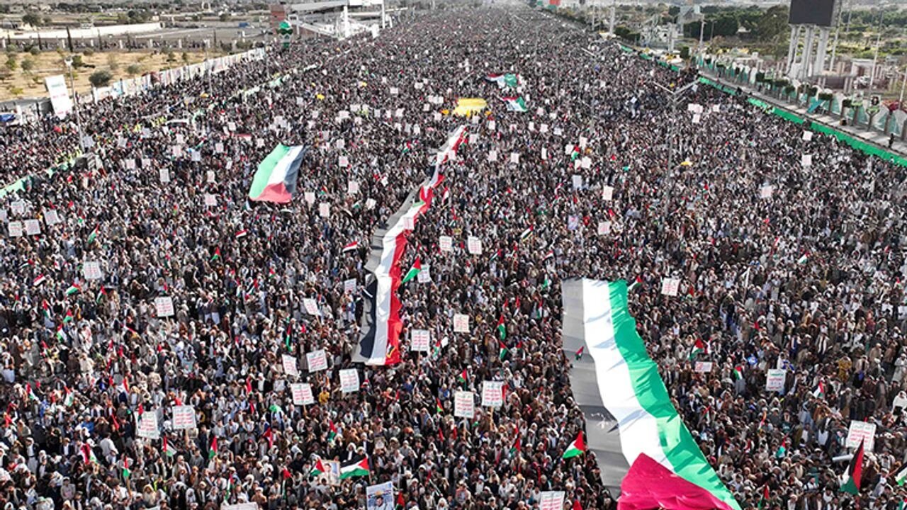 Yemen'de 40 meydanda Siyonizm karşıtı eylem: Milyonlar Gazze için meydanlarda