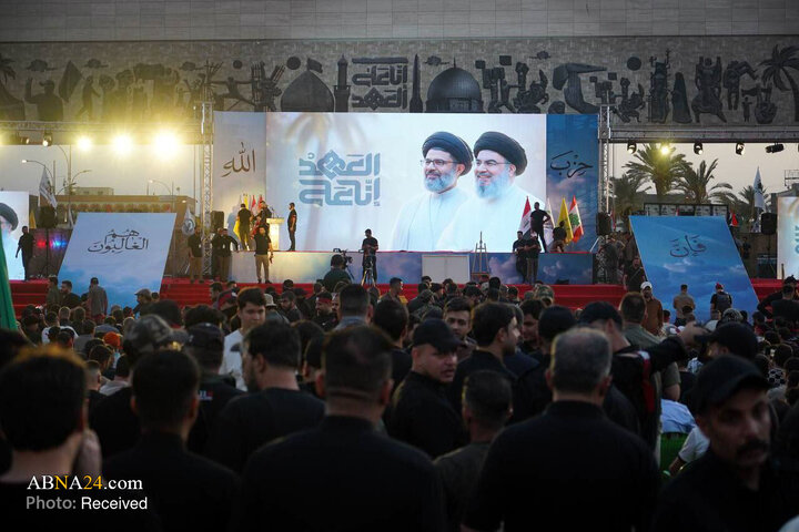 مراسم بزرگداشت سالگرد شهادت شهید سیدحسن نصرالله در پایتخت عراق