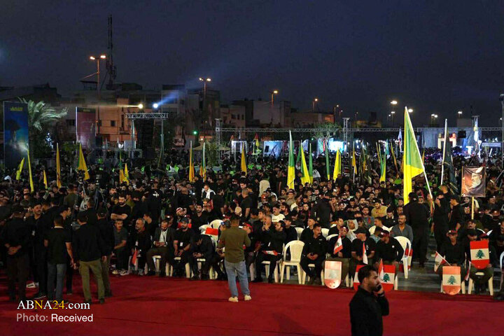 مراسم بزرگداشت سالگرد شهادت شهید سیدحسن نصرالله در پایتخت عراق
