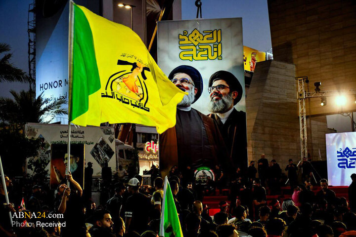مراسم بزرگداشت سالگرد شهادت شهید سیدحسن نصرالله در پایتخت عراق