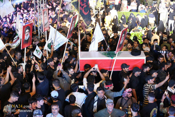 مراسم بزرگداشت سالگرد شهادت شهید سیدحسن نصرالله در پایتخت عراق