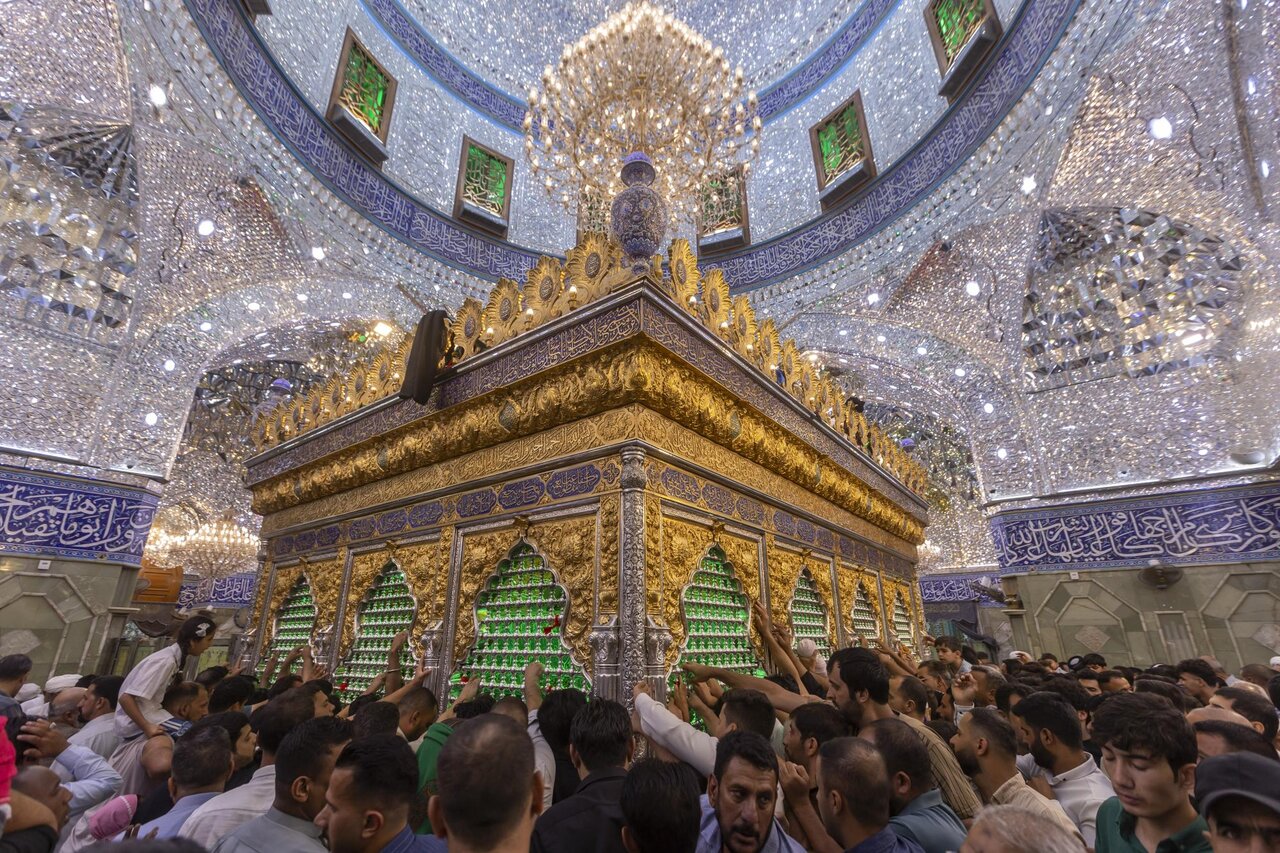 Abbas Rabi Crowds of visitors commemorate first Friday eve of Rabi' al-Thani at al ...