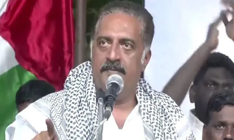فلسطینیوں کی نسل کشی میں مودی بھی ذمہ دار ہیں:پرکاش راج