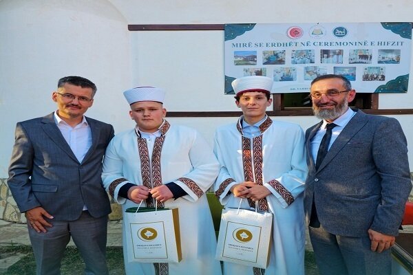 تقدیر از ۲ حافظ جدید یک مؤسسۀ حفظ قرآن در کوزوو