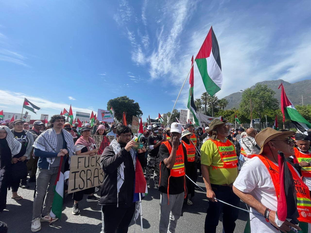 Video: South Africa holds massive march in solidarity with Palestine