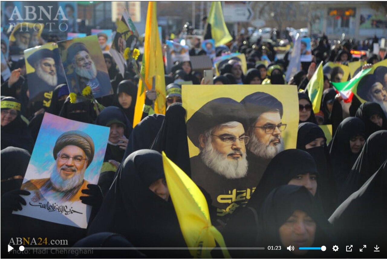 Bidiyo | Daukar Na Dimbin Jama'ar Da Suka Halarci Tunawa Da Shahadar Shugaban Hizbullah.