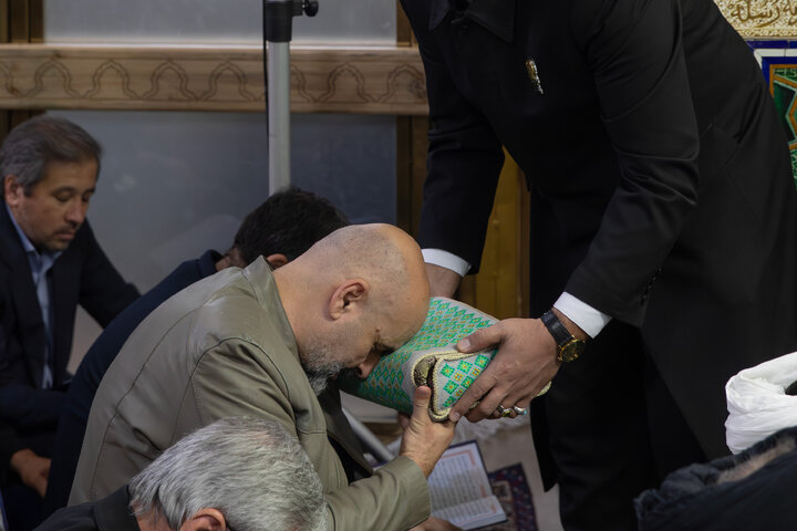 Photos: Dust-cleaning ceremony of Imam Reza shrine