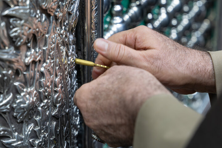 Photos: Dust-cleaning ceremony of Imam Reza shrine