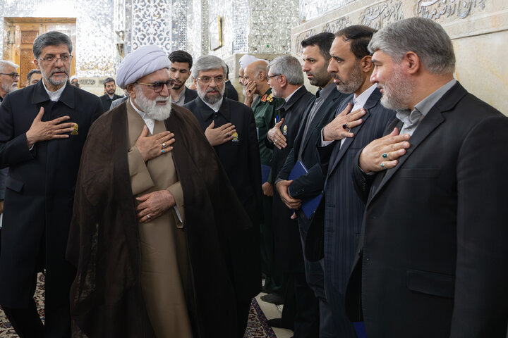 Photos: Dust-cleaning ceremony of Imam Reza shrine