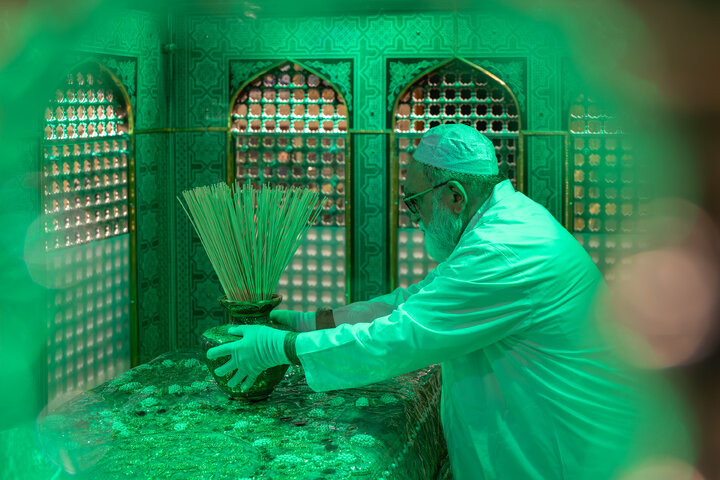 Photos: Dust-cleaning ceremony of Imam Reza shrine