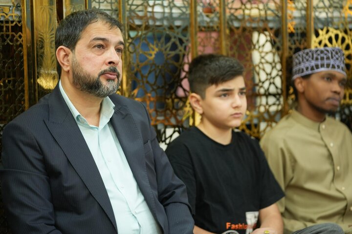 تقرير مصور/ المجمع العلمي يستأنف محفل عرش التلاوة الأسبوعي للقرآن الكريم في صحن أبي الفضل العباس(ع)