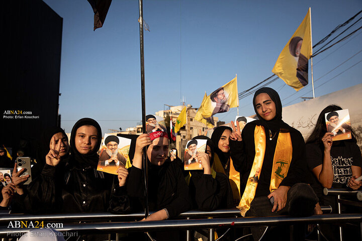 تقرير مصور/ مراسم الذكرى السنوية الأولى لاستشهاد السيد حسن نصرالله في ضاحية بيروت