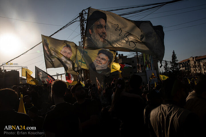 تقرير مصور/ مراسم الذكرى السنوية الأولى لاستشهاد السيد حسن نصرالله في ضاحية بيروت