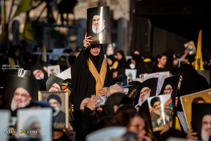 تقرير مصور/ مراسم الذكرى السنوية الأولى لاستشهاد السيد حسن نصرالله في ضاحية بيروت