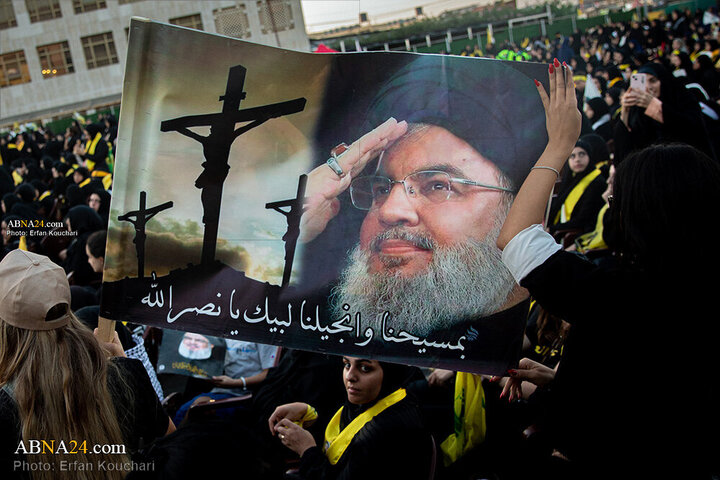 تقرير مصور/ مراسم الذكرى السنوية الأولى لاستشهاد السيد حسن نصرالله في ضاحية بيروت