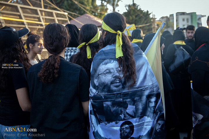 تقرير مصور/ مراسم الذكرى السنوية الأولى لاستشهاد السيد حسن نصرالله في ضاحية بيروت