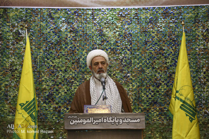 یادواره اولین سالگرد شهادت سید حسن نصرالله در مسجد امیرالمؤمنین قم