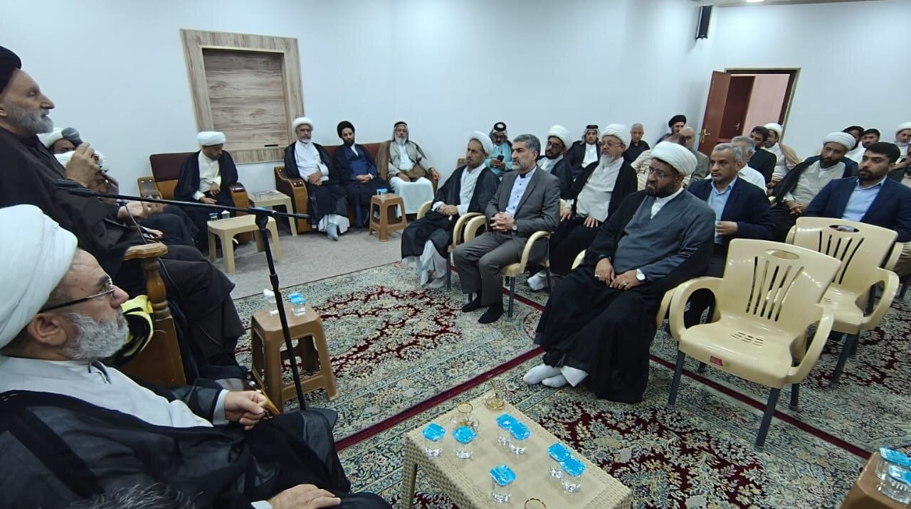 برگزاری مراسم نخستین سالگرد شهادت سید حسن نصرالله در نجف اشرف + تصاویر