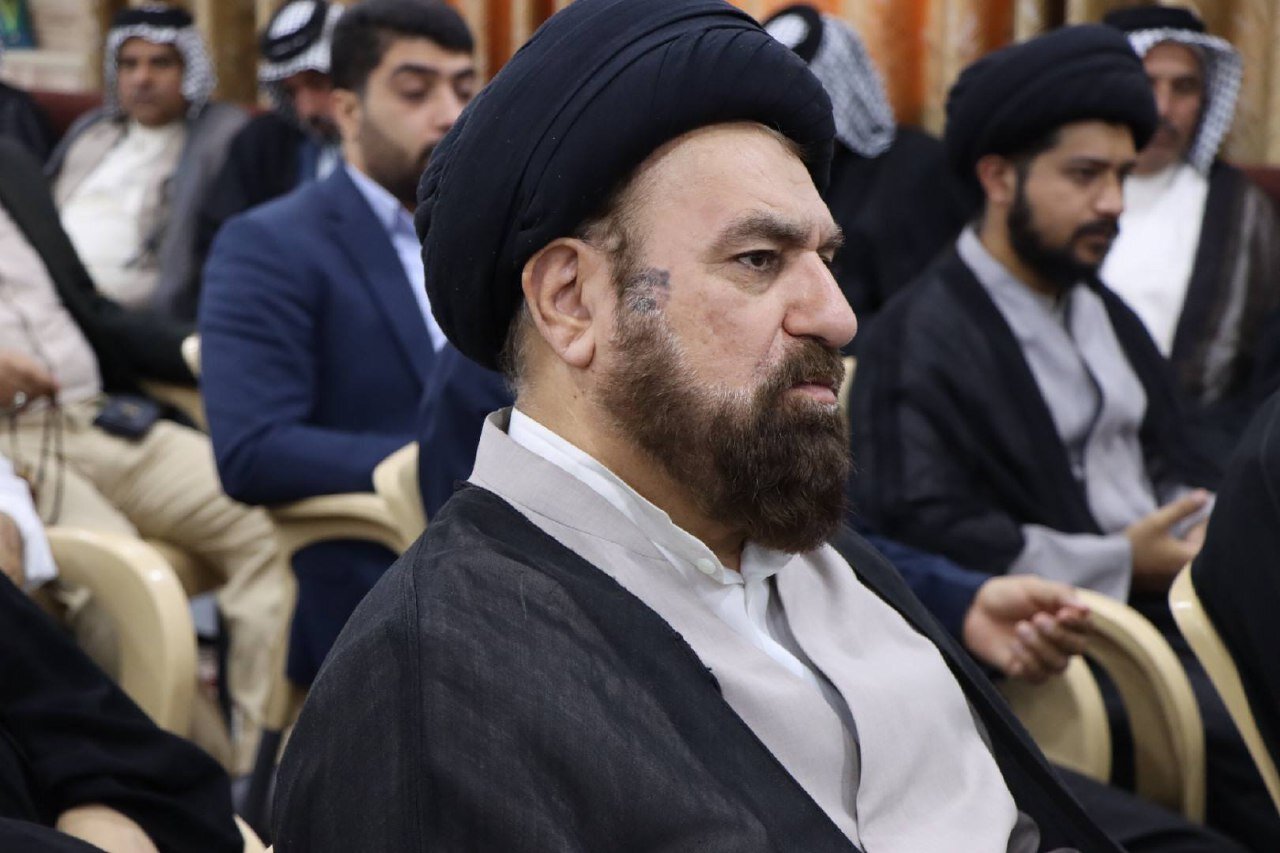 برگزاری مراسم نخستین سالگرد شهادت سید حسن نصرالله در نجف اشرف + تصاویر