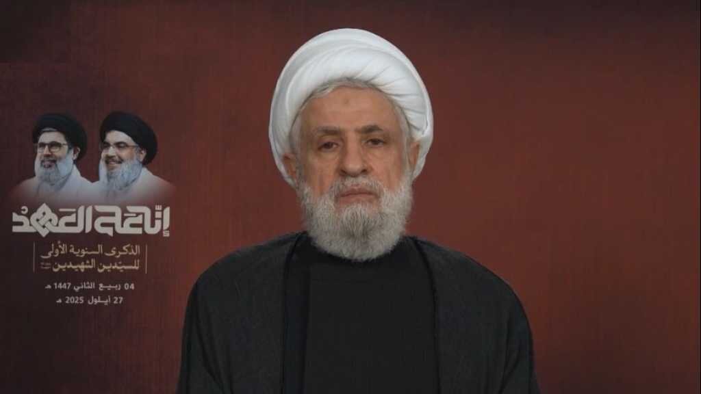 Sheikh Qassem: Loyalty to Sayyed Nasrallah’s Path; Resistance Will Not Abandon Field