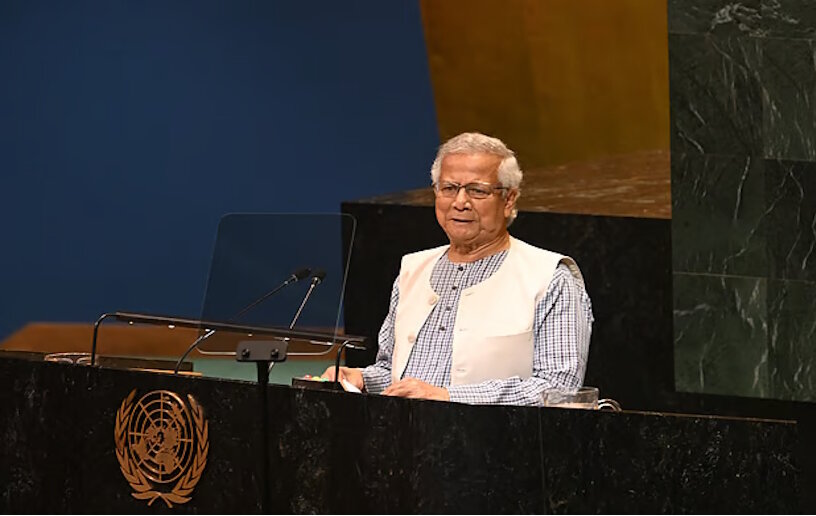 পাচার হওয়া অর্থ ফিরিয়ে দিতে সংশ্লিষ্ট দেশের প্রতি, জাতিসংঘে বক্তব্যে প্রধান উপদেষ্টার আহ্বান।
