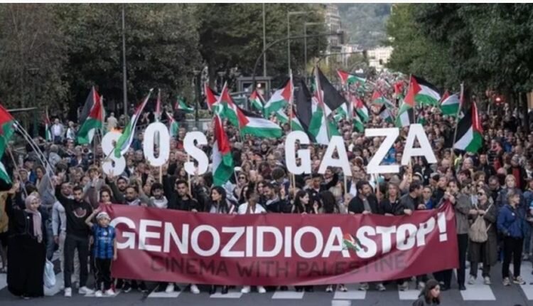 Spanish filmmakers sign statement in support of Palestine, demonstrate against genocide in Gaza