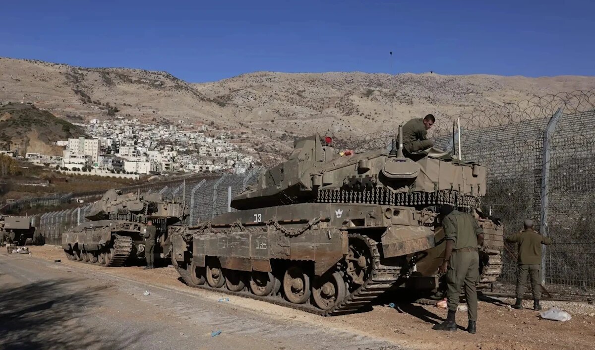 توغل جديد لآليات الاحتلال في بلدة صيدا الجولان جنوب سوريا