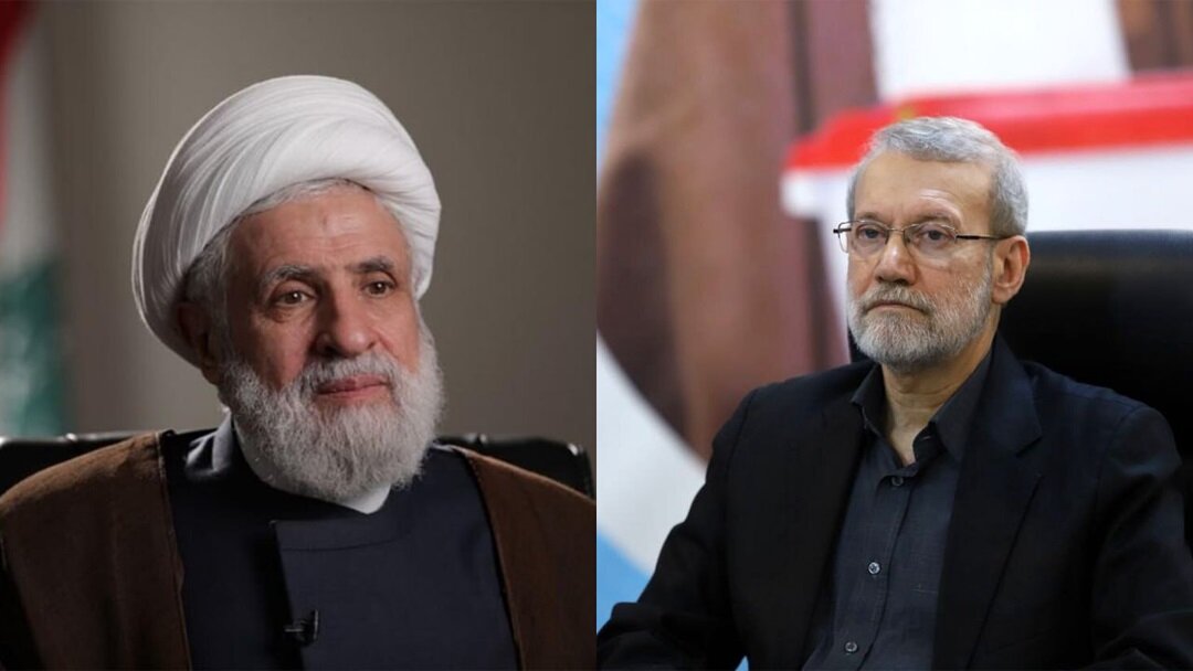 لبنان: شیخ نعیم قاسم اور لاریجانی کی لبنان میں ملاقات
