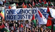 Tens of thousands march in Berlin for Palestine