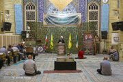 تقرير مصور/ الجالية السورية تقيم الذكرى السنوية الأولى لسيد شهداء الأمة في مسجد أمير المؤمنين(ع) بقم