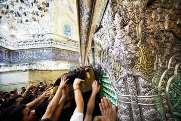 Фото Хәбәр | Ајәтуллаһ Узма Систанинин һәјат јолдашынын Кәрбәлајы-Мүәлләдә дәфн мәрасими