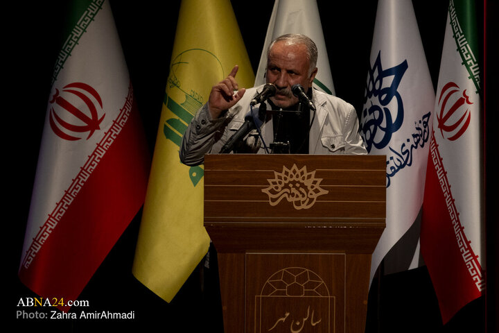 "Raporta wêneyan | Civîna Navneteweyî ya Helbest û Edebiyata «Meha Libnanî» ji bo bîranîna salvegera şehîdbona Seyîd Hesên Nasrullah"