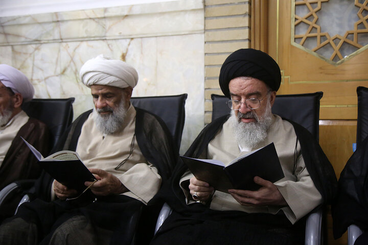 Photos: First martyrdom anniversary of Sayyed Nasrallah held at Hazrat Masoumeh holy shrine
