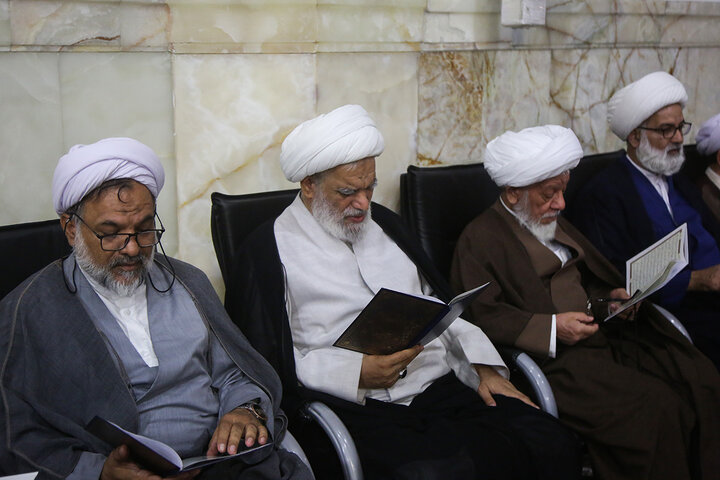 Photos: First martyrdom anniversary of Sayyed Nasrallah held at Hazrat Masoumeh holy shrine