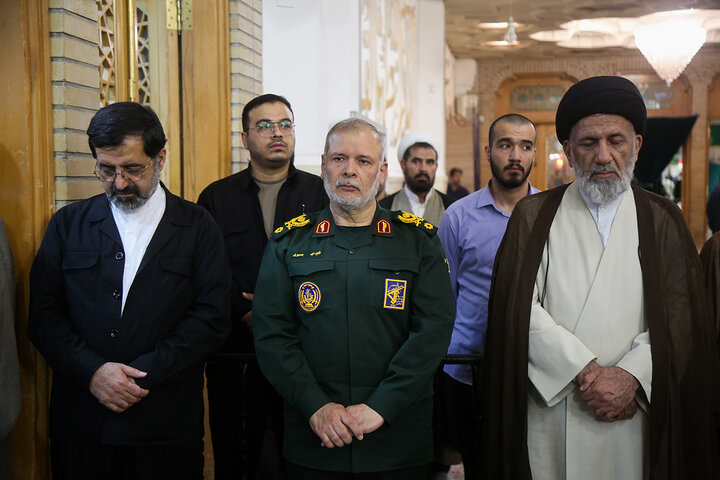 Photos: First martyrdom anniversary of Sayyed Nasrallah held at Hazrat Masoumeh holy shrine
