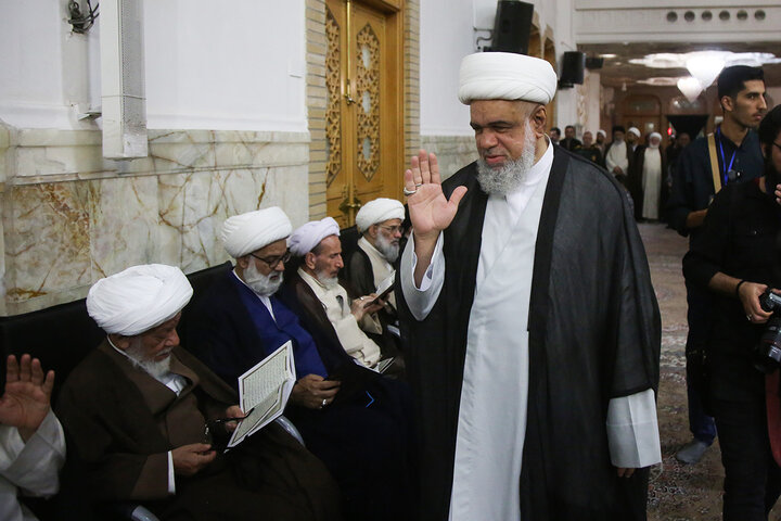 Photos: First martyrdom anniversary of Sayyed Nasrallah held at Hazrat Masoumeh holy shrine
