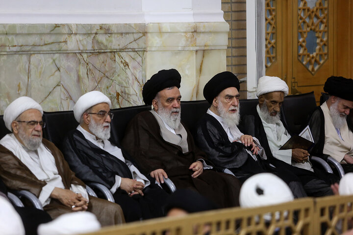 Photos: First martyrdom anniversary of Sayyed Nasrallah held at Hazrat Masoumeh holy shrine