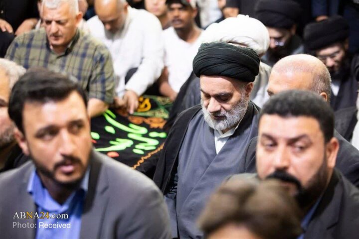 تشییع پیکر همسر مکرمه آیت‌الله العظمی سیستانی در کربلا معلی